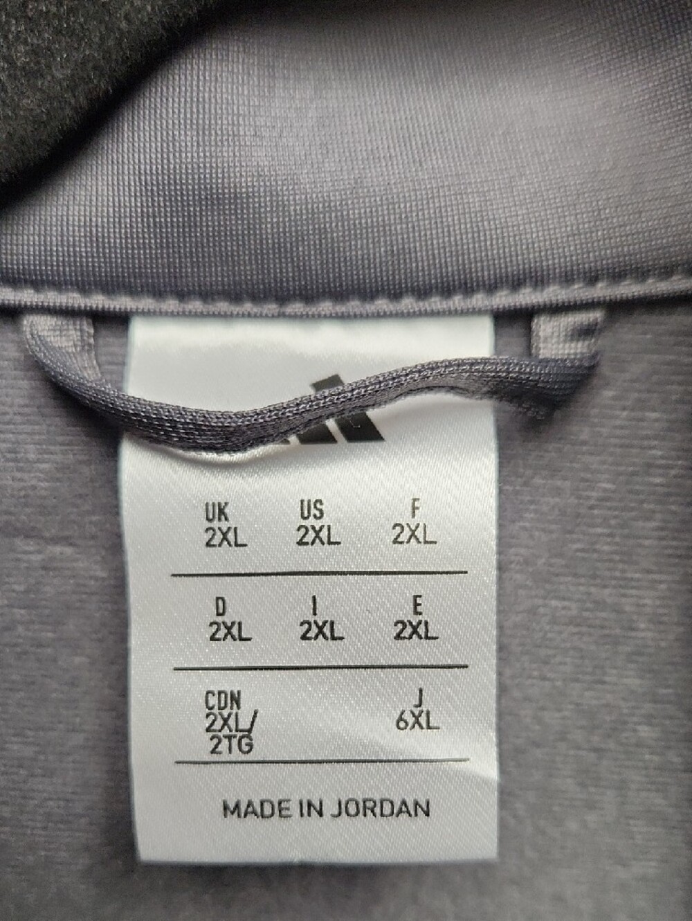 adidas Men’s Gray Full-Zip Performance Jacket - Picture 2 of 4
